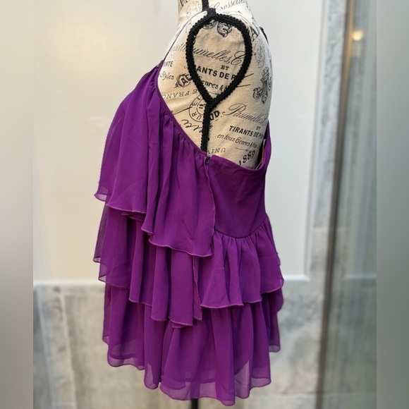 NWOT Express Ruffle Beaded Tank - Picture 5 of 6